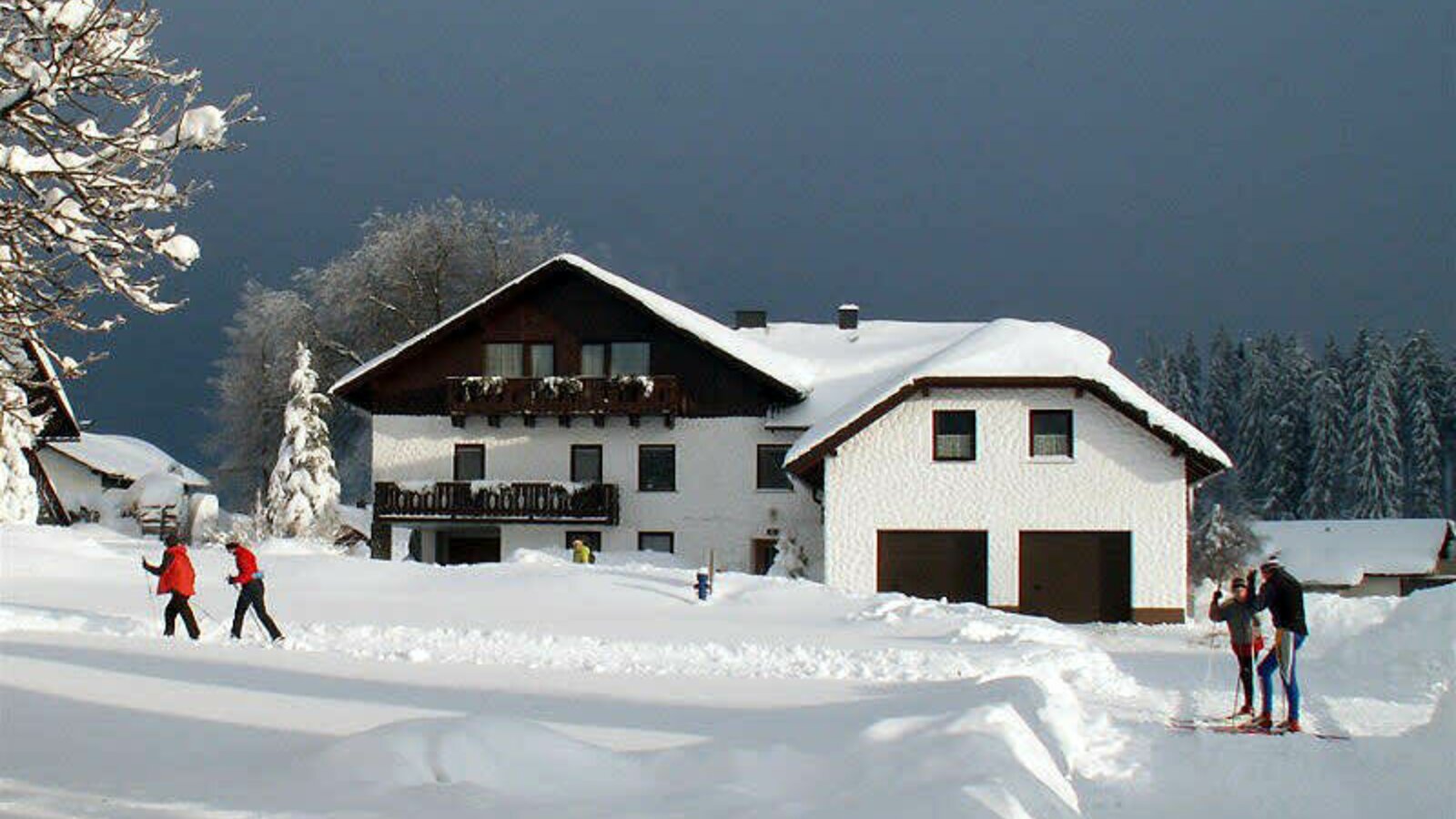 Loipe direkt ab Haus