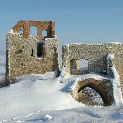 Ruine im Winter