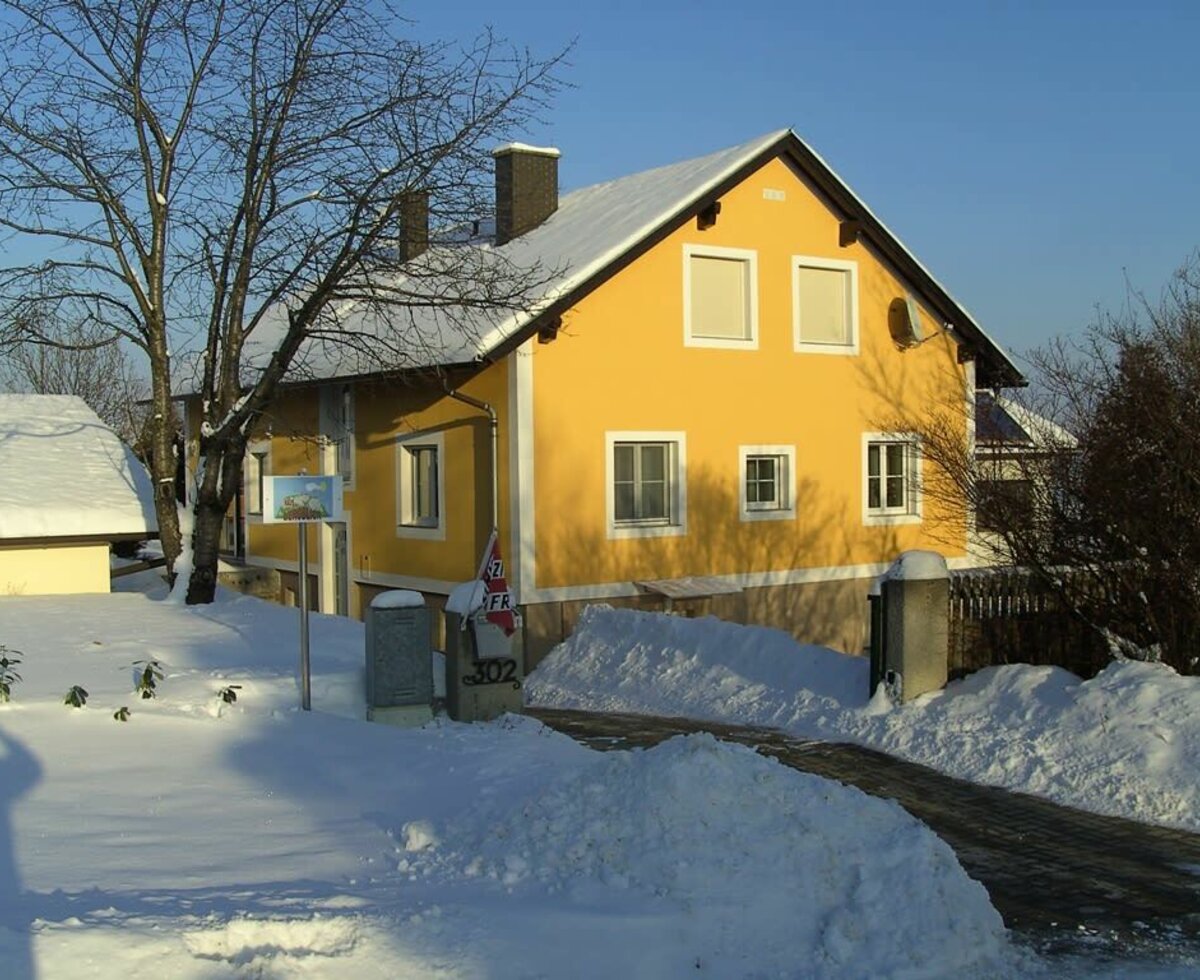 Haus im Winter