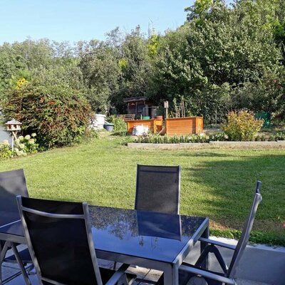 Haus Muck - Terrasse mit Garten