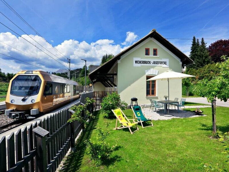 Der Bahnhof als Ferienhaus